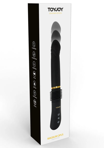 TOYJOY doos met zwarte vibrator en gouden detailring