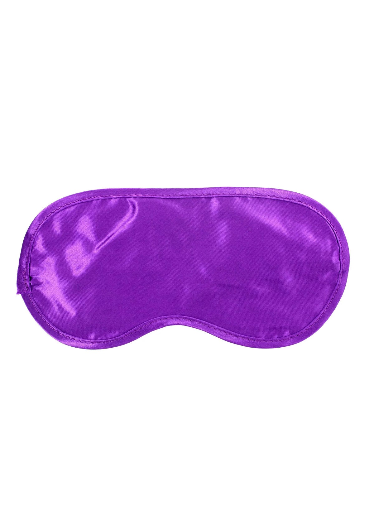 Paars satijnen oogmasker met brede, elastische band