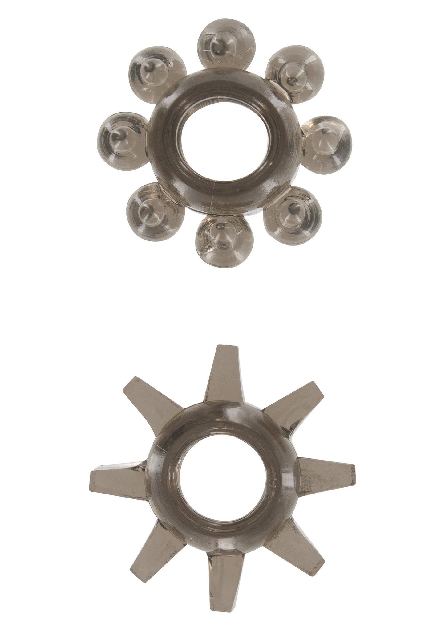 Bestel: Power Stretchy Rings 2 pcs - bij Happytoys: de erotische sex webshop | liever Happy dan Easy ⭐⭐⭐⭐⭐ - Default Title - 10459 - GREY