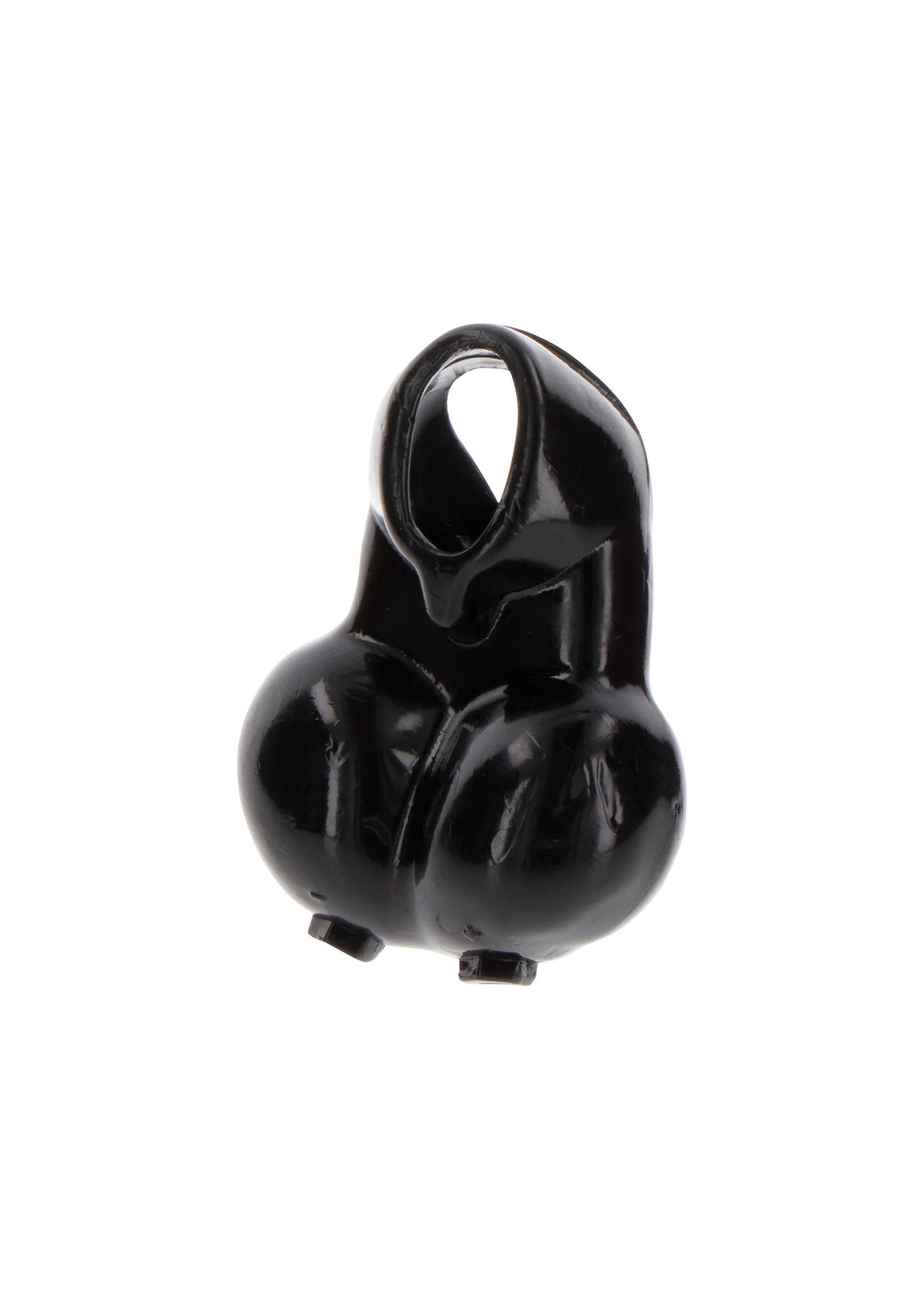 Beste vandaag nog: Penis Ring with Scrotum Holder by ToyJoy Manpower - bij Happytoys Sexshop: online sex shop for Feeling Happy & Easy 😊 - Default Title - 10472 - BLACK