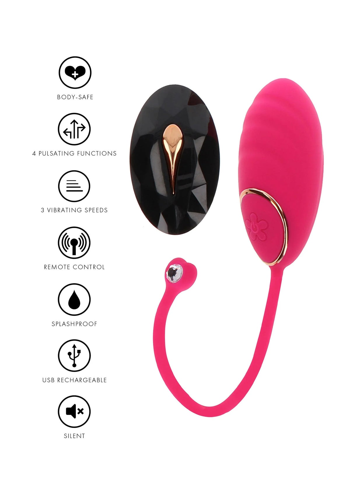 Bestel: Lily Remote Egg - bij Happytoys: de erotische sex webshop | liever Happy dan Easy ⭐⭐⭐⭐⭐