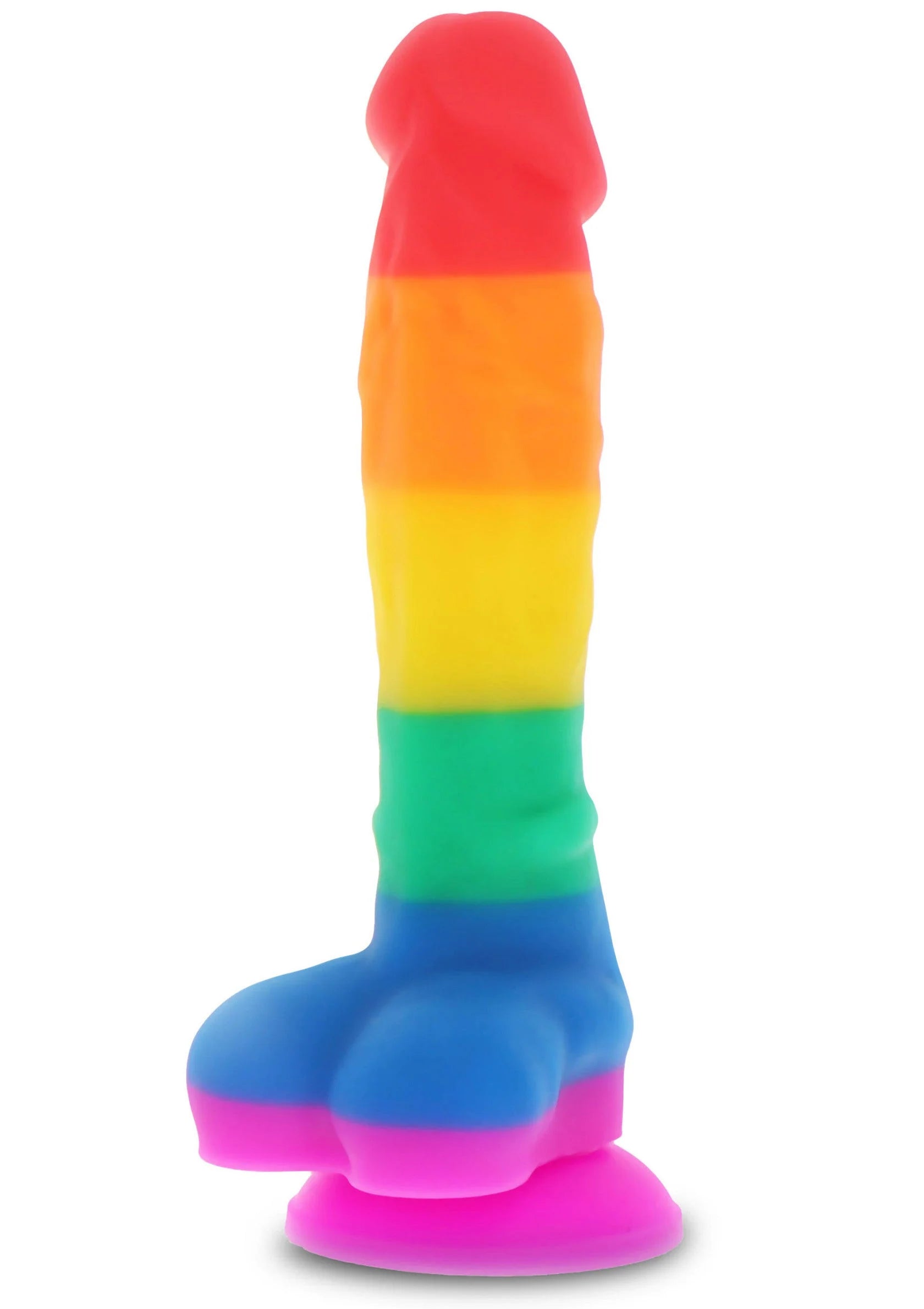 Bestel: Rainbow Lover Dildo 18 cm - bij Happytoys: de erotische sex webshop | liever Happy dan Easy ⭐⭐⭐⭐⭐ - Default Title - 10556 - RAINBOW