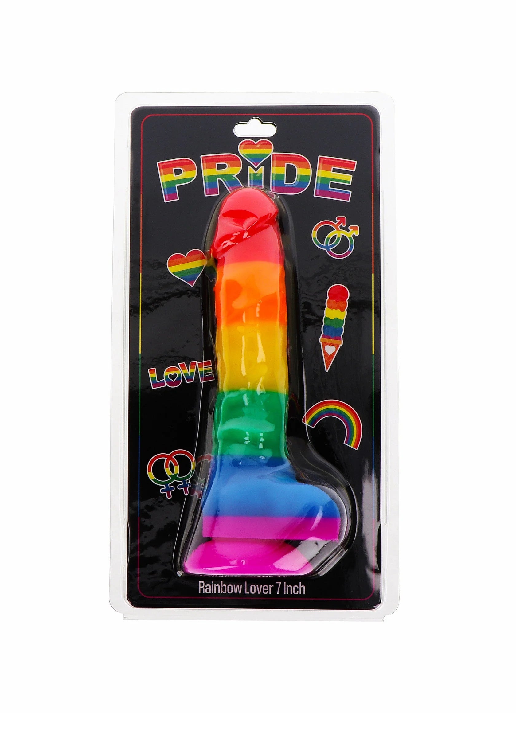 Bestel: Rainbow Lover Dildo 18 cm - bij Happytoys: de erotische sex webshop | liever Happy dan Easy ⭐⭐⭐⭐⭐