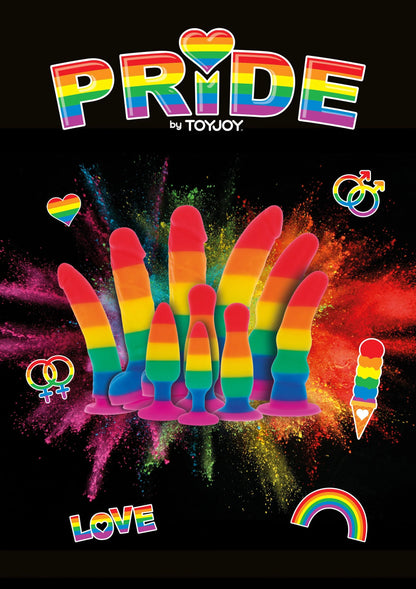 Bestel: Rainbow Lover Dildo 18 cm - bij Happytoys: de erotische sex webshop | liever Happy dan Easy ⭐⭐⭐⭐⭐