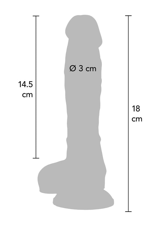 Bestel: Rainbow Lover Dildo 18 cm - bij Happytoys: de erotische sex webshop | liever Happy dan Easy ⭐⭐⭐⭐⭐