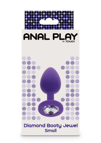 Verpakking van Diamond Booty Jewel Small met paarse anale plug