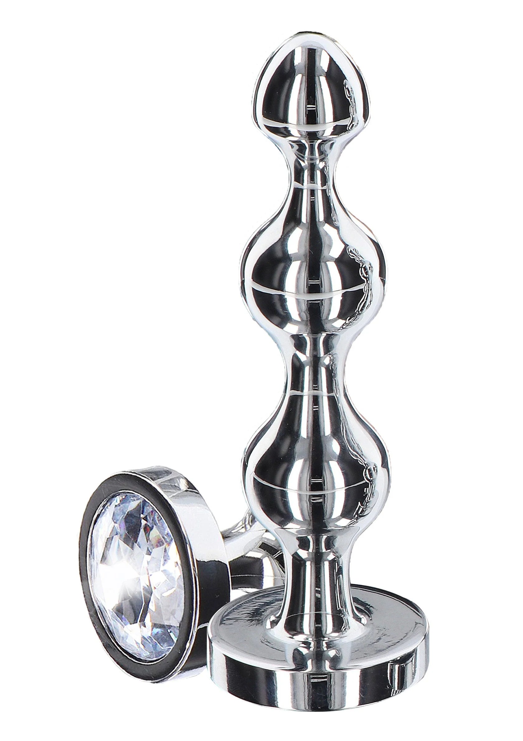 Beste vandaag nog: Diamond Star Beads Medium by ToyJoy Anal Play - bij Happytoys Sexshop: online sex shop for Feeling Happy & Easy 😊 - Default Title - 10577 - SILVER
