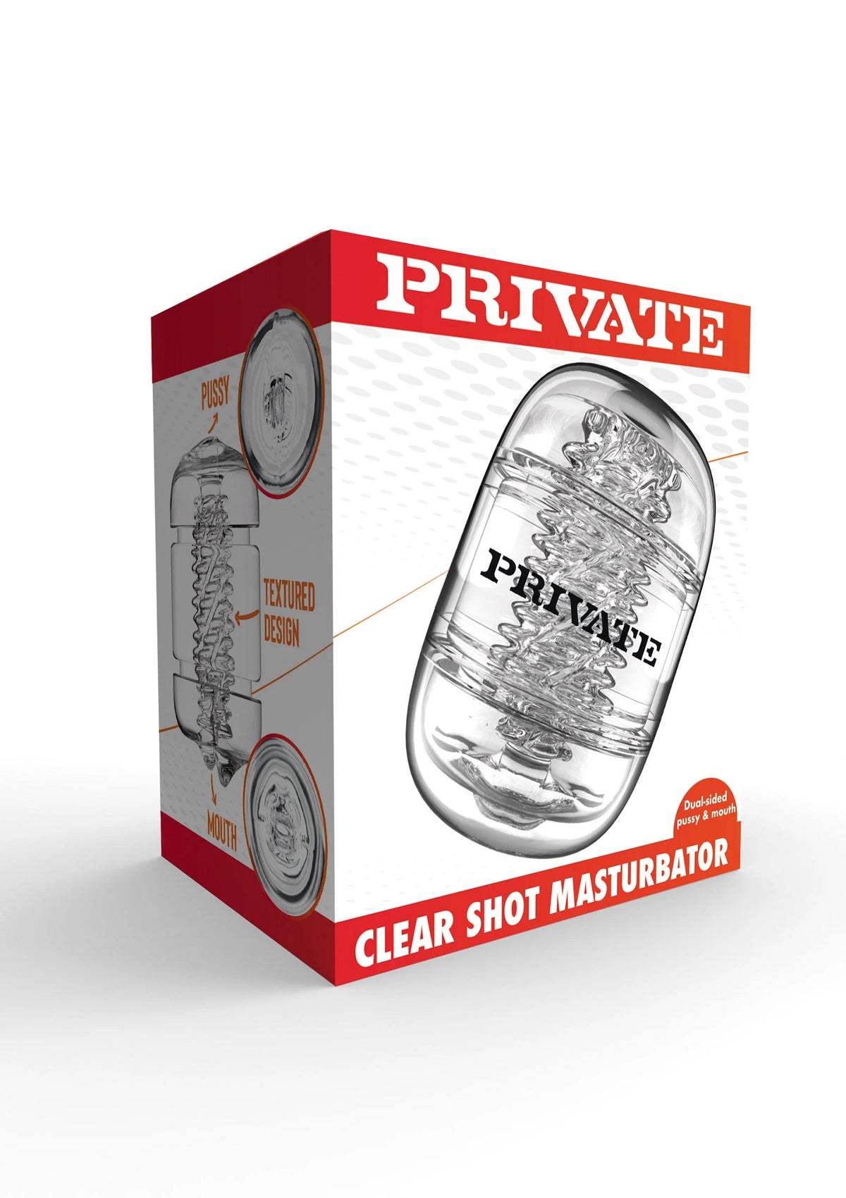 Bestel: Clear Shot Pussy & Mouth - bij Happytoys: de erotische sex webshop | liever Happy dan Easy ⭐⭐⭐⭐⭐
