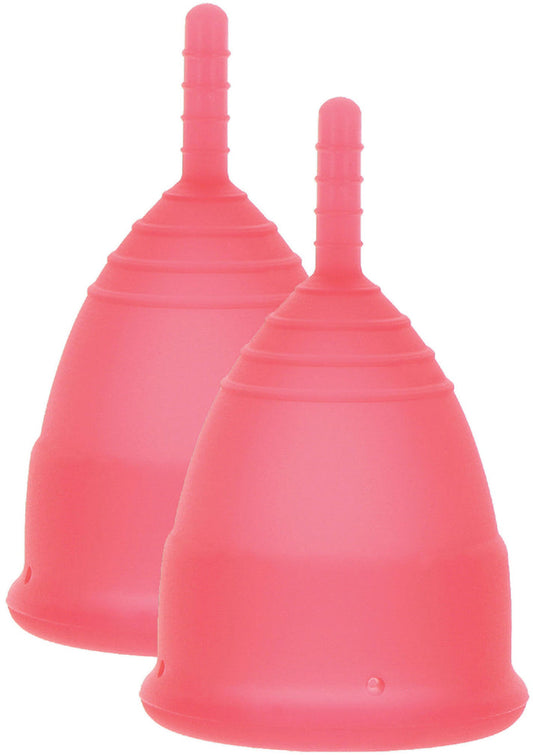 Bestel: Menstrual Cups Large - bij Happytoys: de erotische sex webshop | liever Happy dan Easy ⭐⭐⭐⭐⭐ - Default Title - 10952 - RED - L