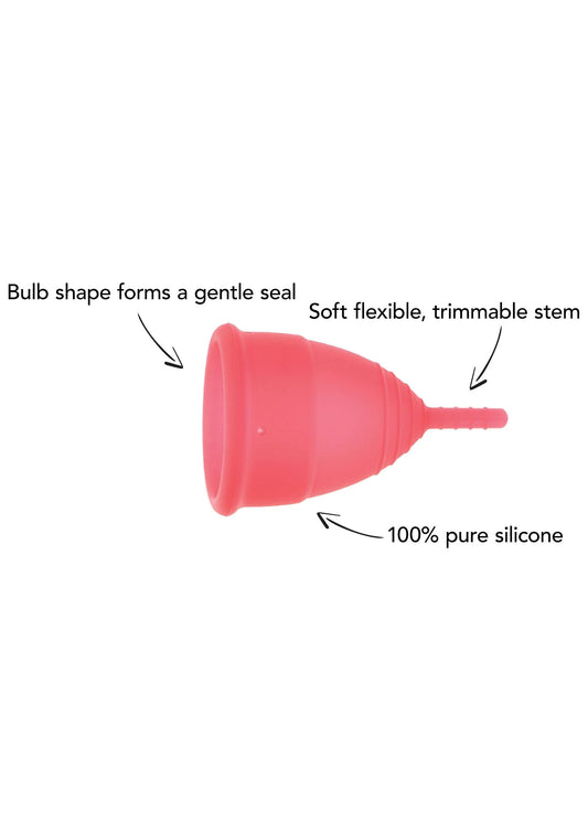 Bestel: Menstrual Cups Large - bij Happytoys: de erotische sex webshop | liever Happy dan Easy ⭐⭐⭐⭐⭐
