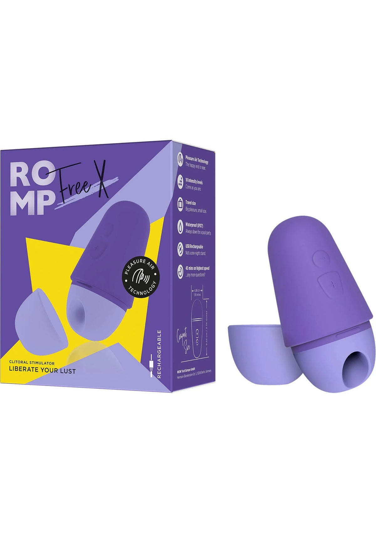 Beste vandaag nog: Free X airpressure vibrator by Romp - bij Happytoys Sexshop: Toys for Feeling Happy & Easy 😊