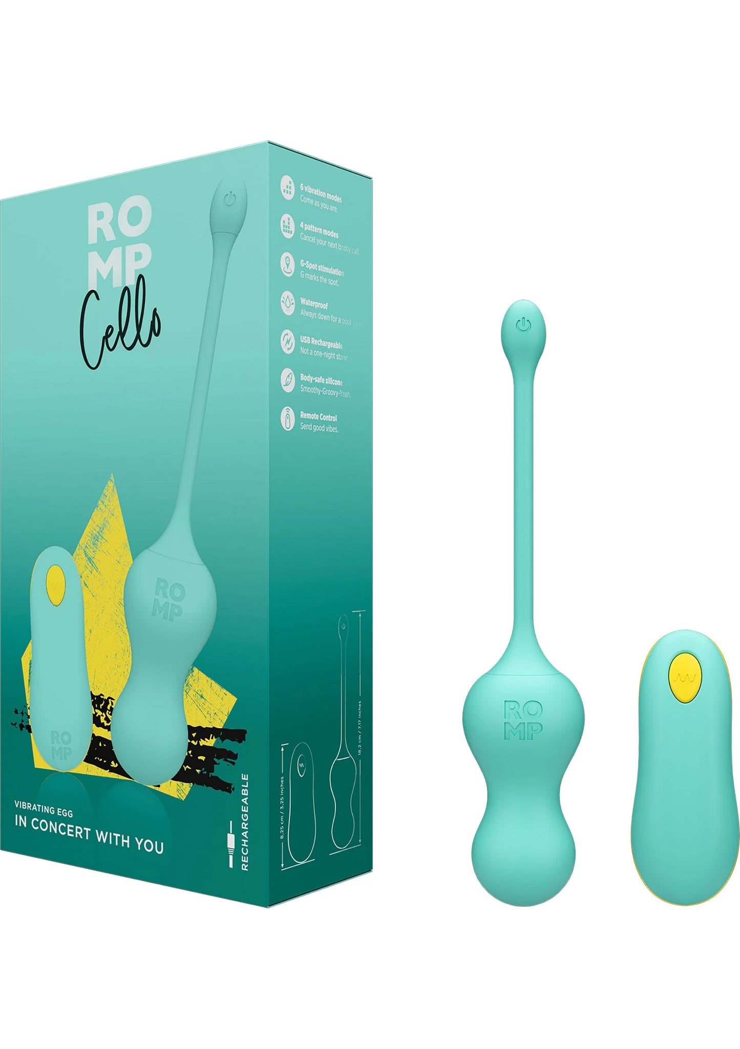 Beste vandaag nog: Cello Tip vibrator G - Spot  by Romp - bij Happytoys Sexshop: Toys for Feeling Happy & Easy 😊
