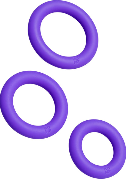 Beste vandaag nog: Remix Trio cockrings by Romp - bij Happytoys Sexshop: Toys for Feeling Happy & Easy 😊 - Default Title - 10998 - PURPLE
