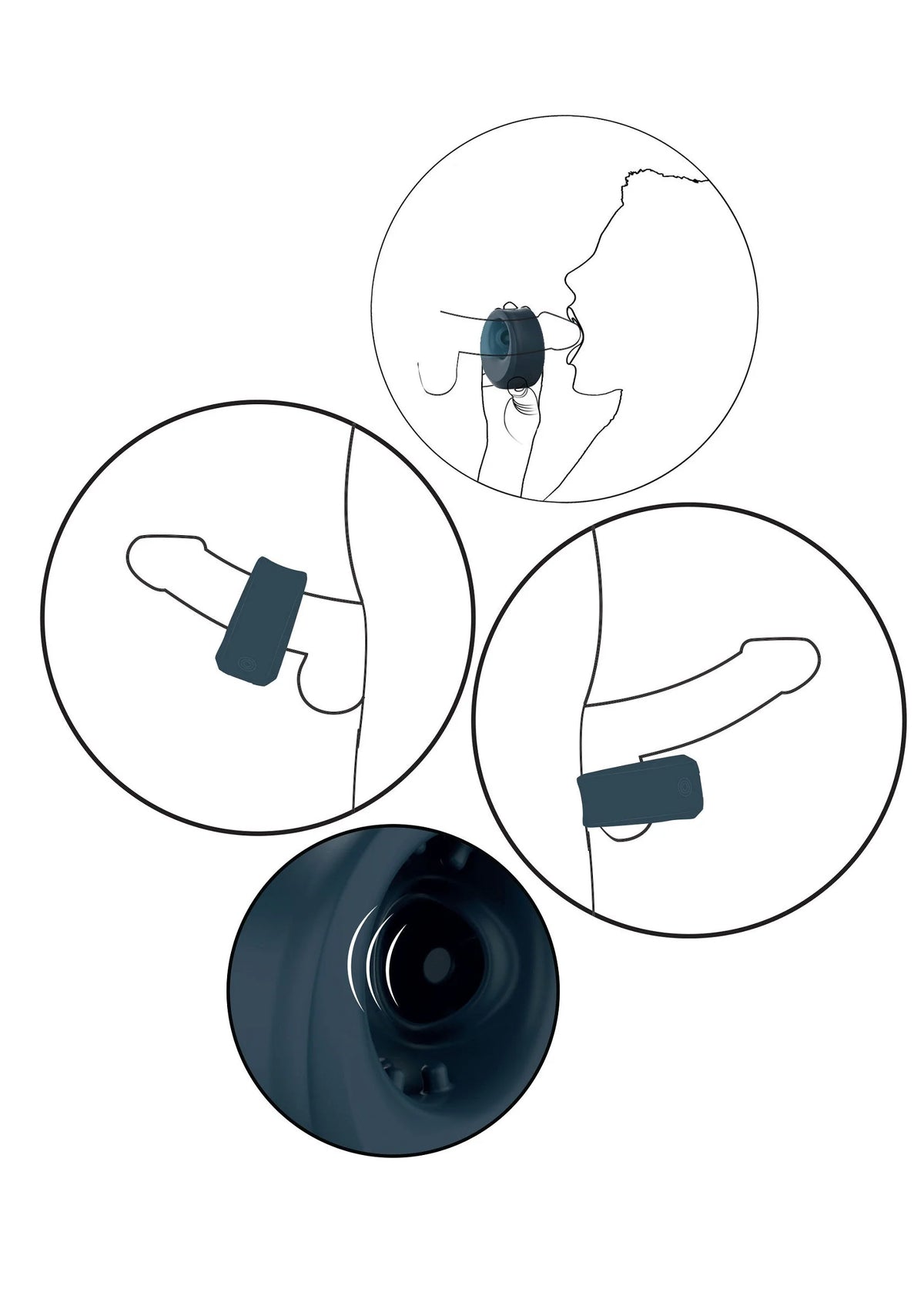 Beste vandaag nog: Urban ZEPHYR - Pulsating Stroker & C - Ring by ToyJoy - bij Happytoys