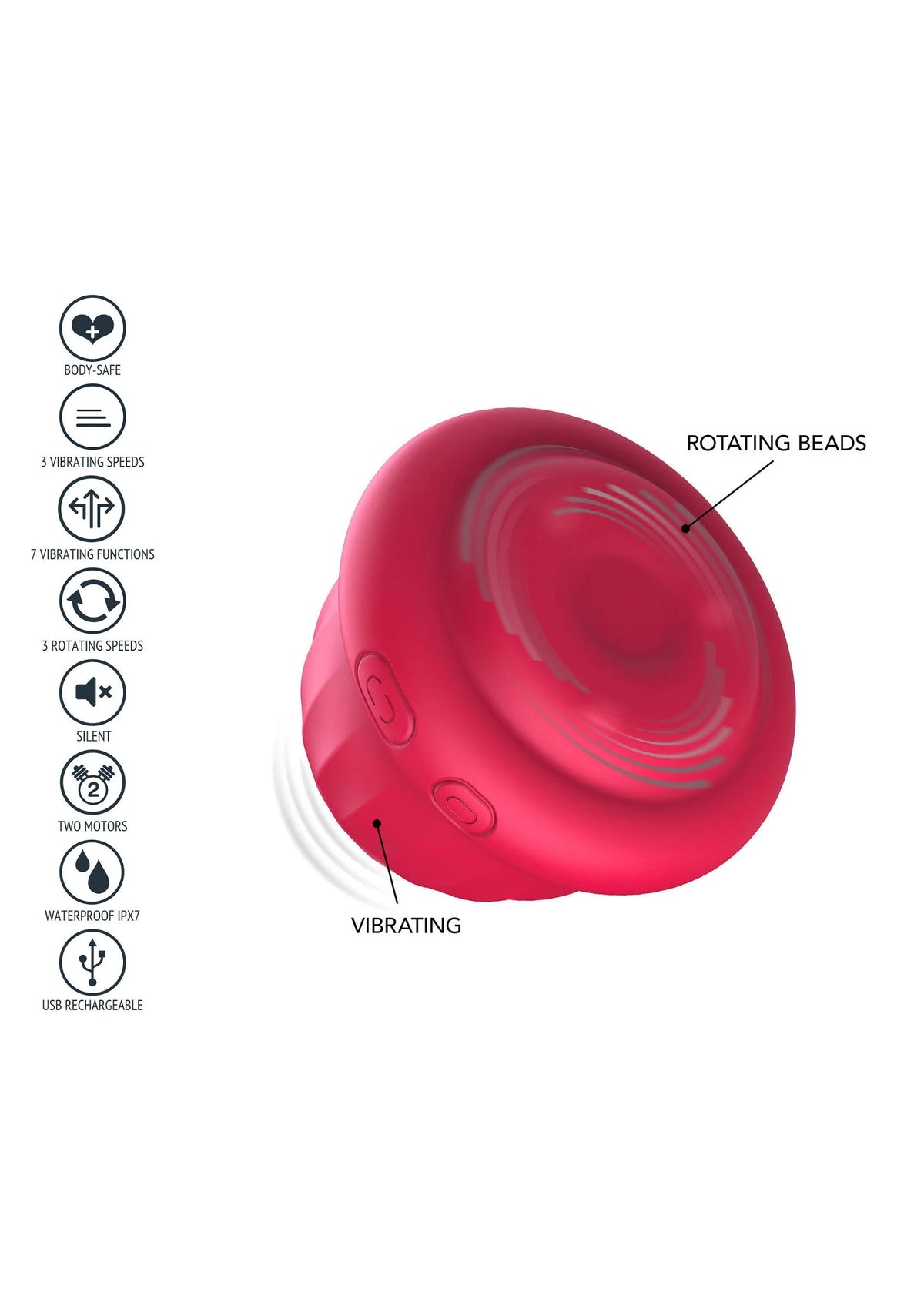 Beste vandaag nog: Pearl Pulse Duo Clitoris Stimulator by Xocoon - bij Happytoys
