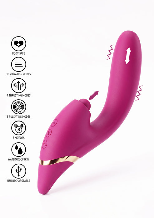 Triple Thrill Climaxer Vibrator by Xocoon