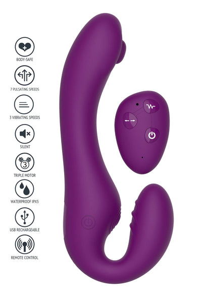 Beste vandaag nog: Strapless Strap - On Pulse Vibrator by Xocoon - bij Happytoys Sexshop: Toys for Feeling Happy & Easy 😊