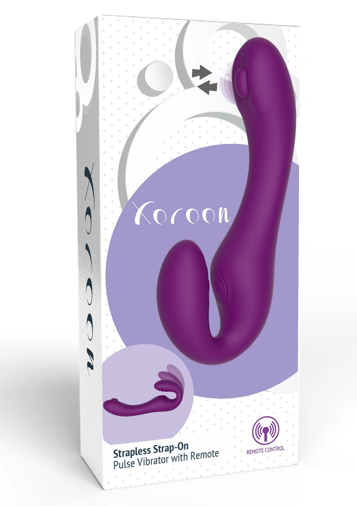 Beste vandaag nog: Strapless Strap - On Pulse Vibrator by Xocoon - bij Happytoys Sexshop: Toys for Feeling Happy & Easy 😊