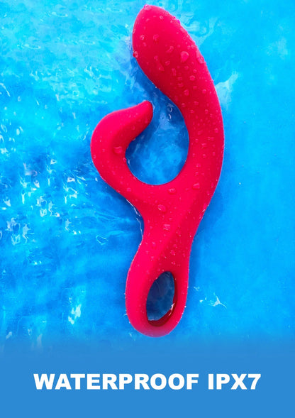 Roze Xocoon-vibrator met kleine uitstulping; waterdicht IPX7