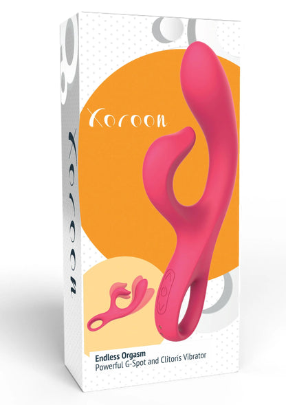 Verpakkingsdoos met roze Xocoon vibrator en productillustratie