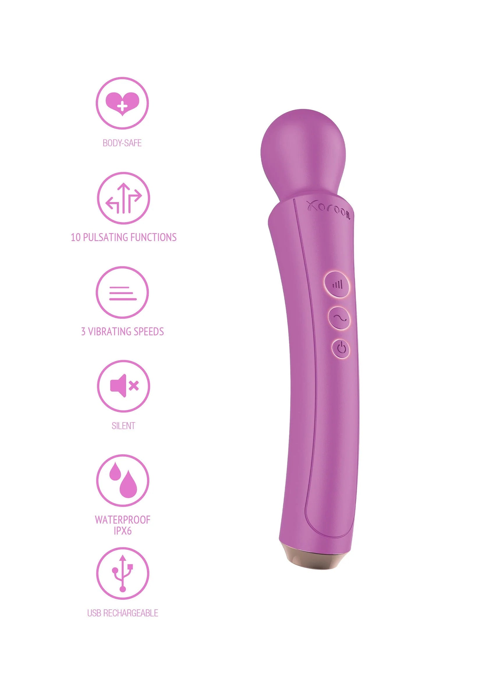Beste vandaag nog: The Curved Wand by Xocoon - bij Happytoys Sexshop: Toys for Feeling Happy & Easy 😊