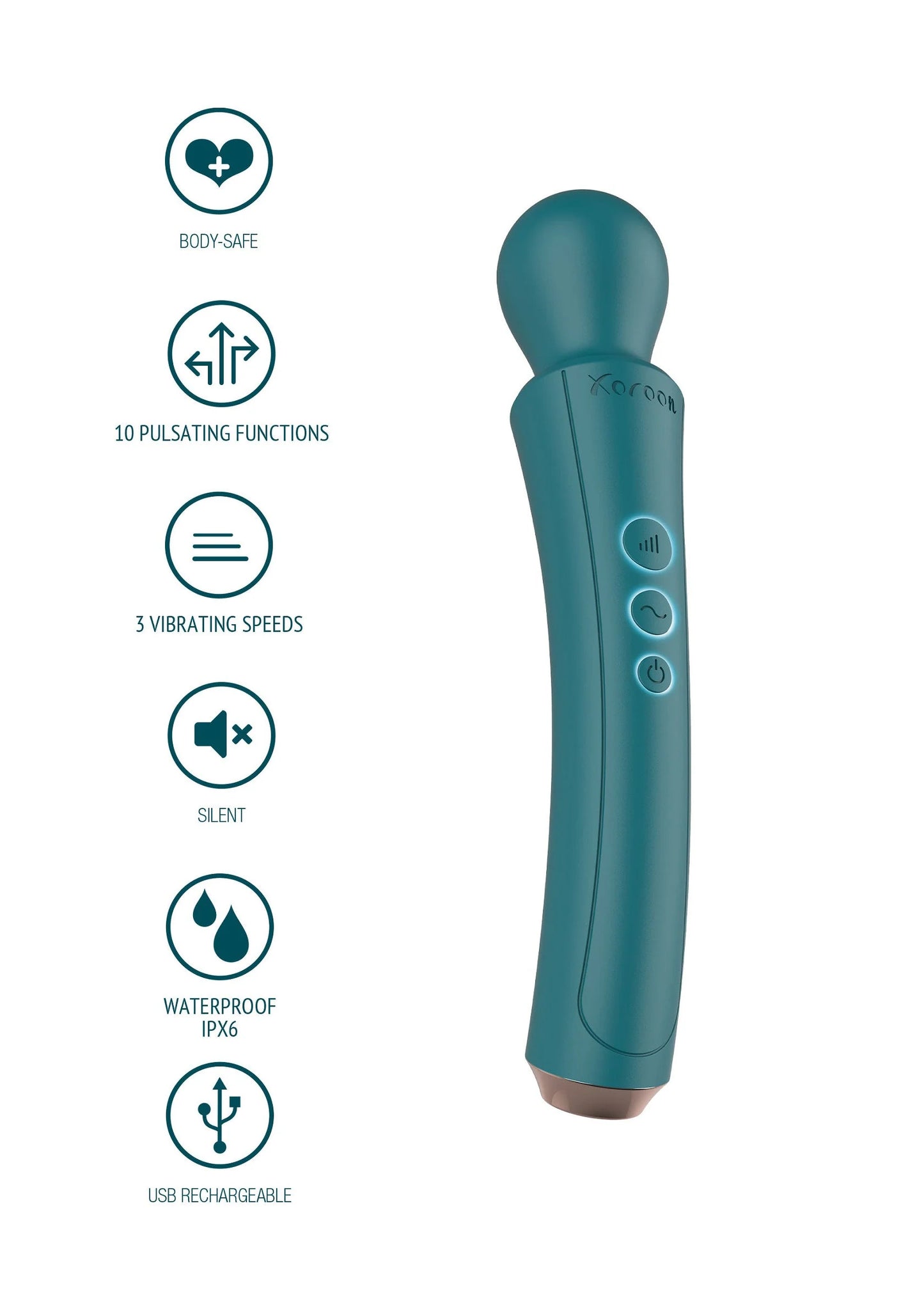Beste vandaag nog: The Curved Wand by Xocoon - bij Happytoys Sexshop: Toys for Feeling Happy & Easy 😊