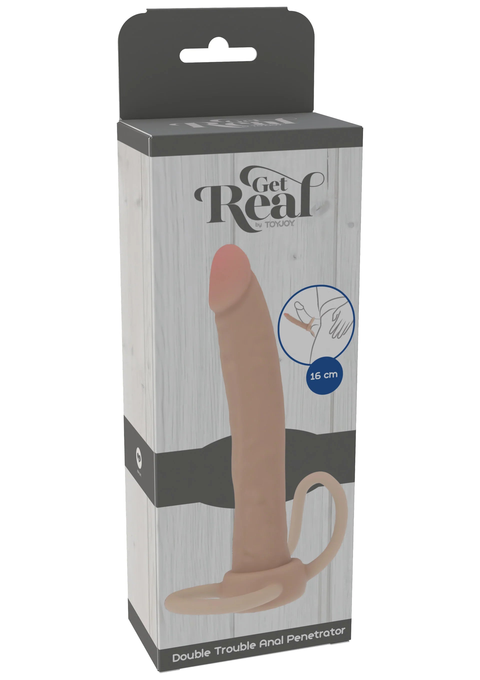 Beste vandaag nog: Dong Double Trouble Silicone by ToyJoy - bij Happytoys Sexshop: Toys for Feeling Happy & Easy 😊