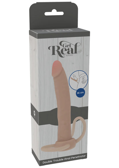 Beste vandaag nog: Dong Double Trouble Silicone by ToyJoy - bij Happytoys Sexshop: Toys for Feeling Happy & Easy 😊
