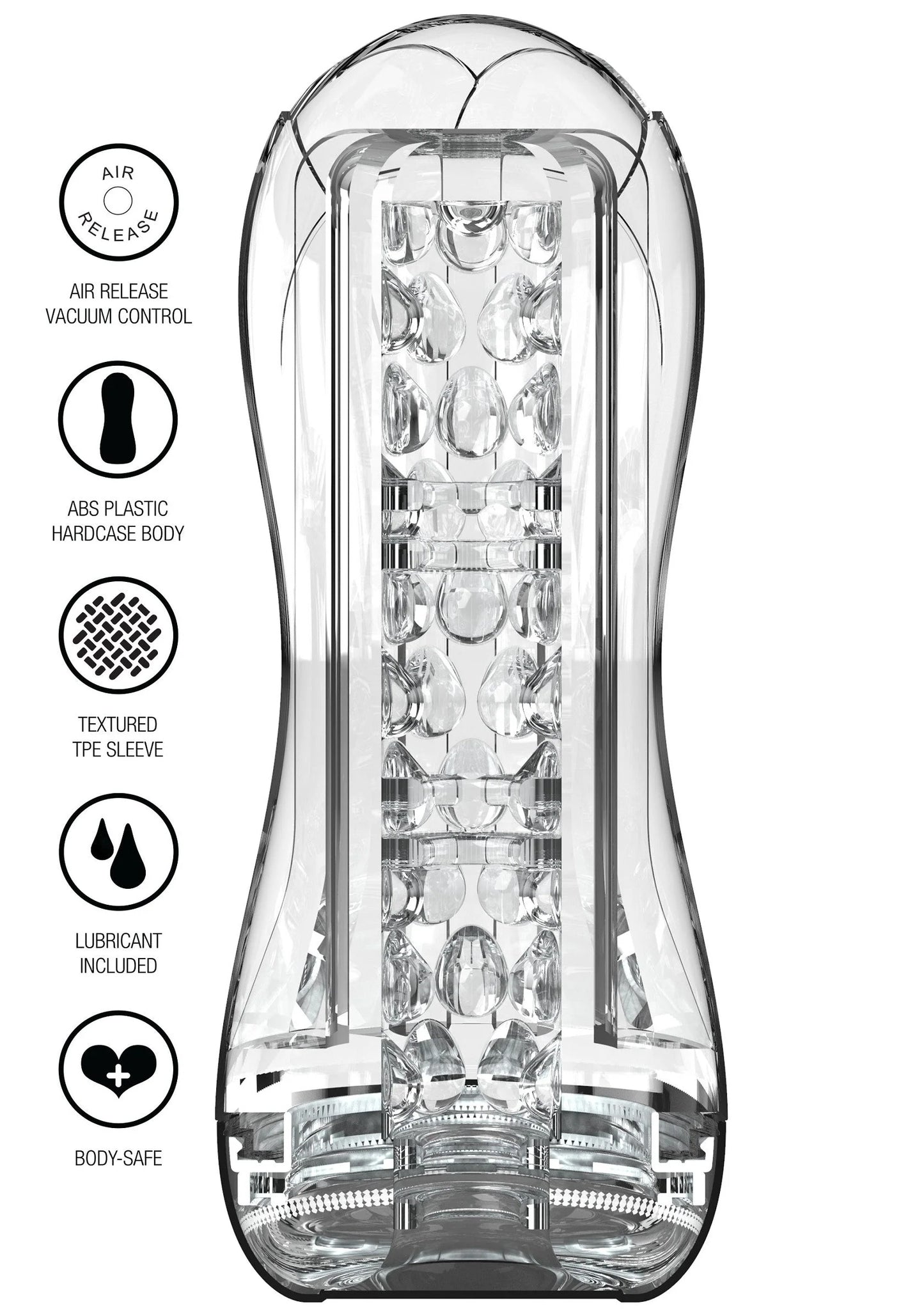 Beste vandaag nog: Big Clear Blast Vacuum Stroker by ToyJoy - bij Happytoys Sexshop: Toys for Feeling Happy & Easy 😊