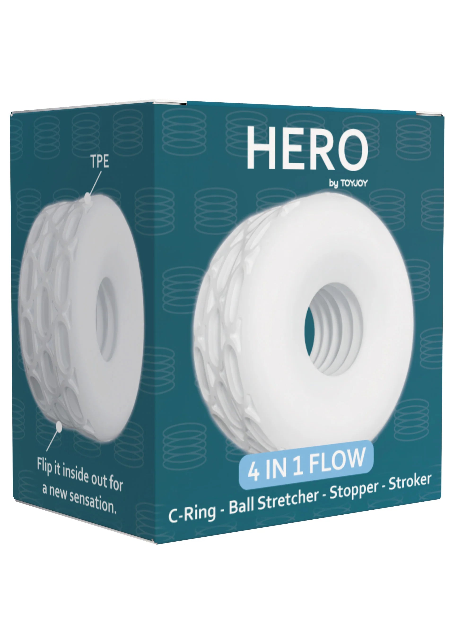 Beste vandaag nog: 4 - in - 1 Flow Ring by ToyJoy - bij Happytoys Sexshop: online sex shop for Feeling Happy & Easy 😊