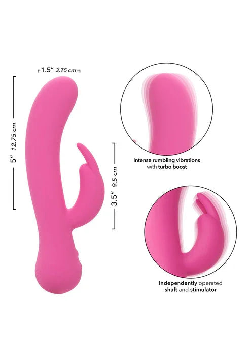 Rechargeable Bunny by CalExotics - Happytoys Sexshop: online sex shop for Feeling Happy & Easy 😊 - Discreet geleverd