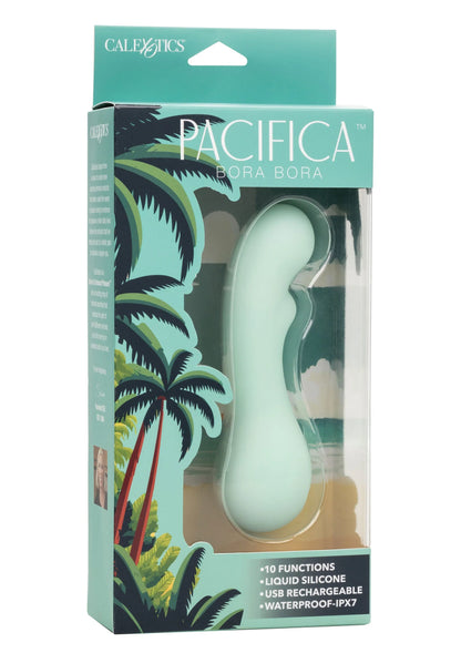 Pacifica Bora Bora vibratorkit: doos met muntgroene siliconen vibrator