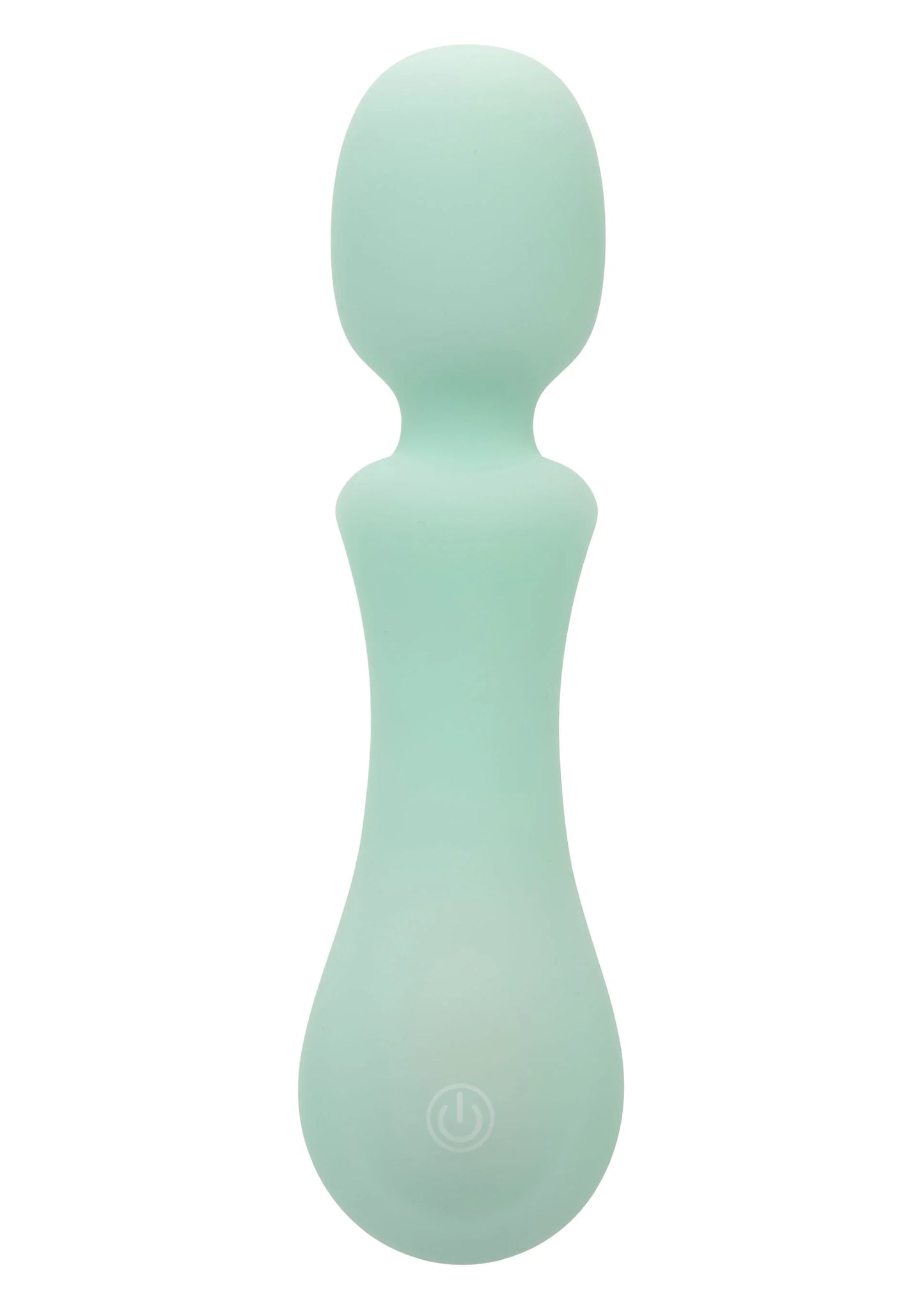 Maui vibrerende dildo van siliconen, mintgroene kleur met klein logo op de buik