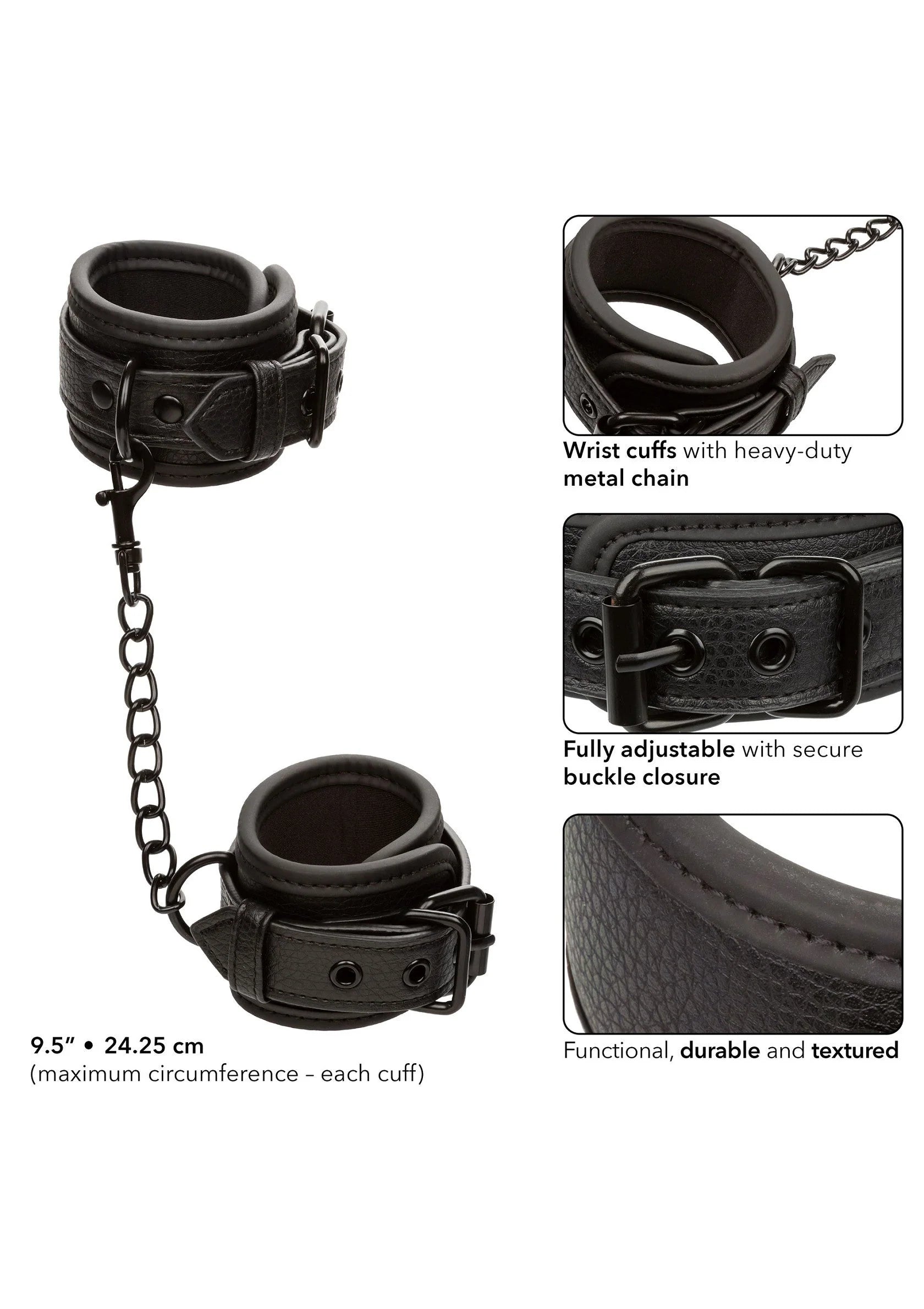 Beste vandaag nog: Nocturnal Wrist Cuffs by CalExotics - bij Happytoys Sexshop: Toys for Feeling Happy & Easy 😊