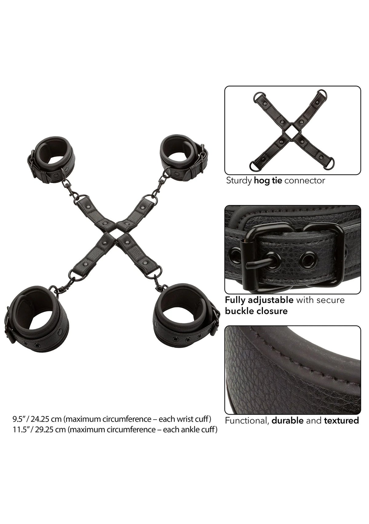 Beste vandaag nog: Nocturnal Hog Tie by CalExotics - bij Happytoys Sexshop: Toys for Feeling Happy & Easy 😊