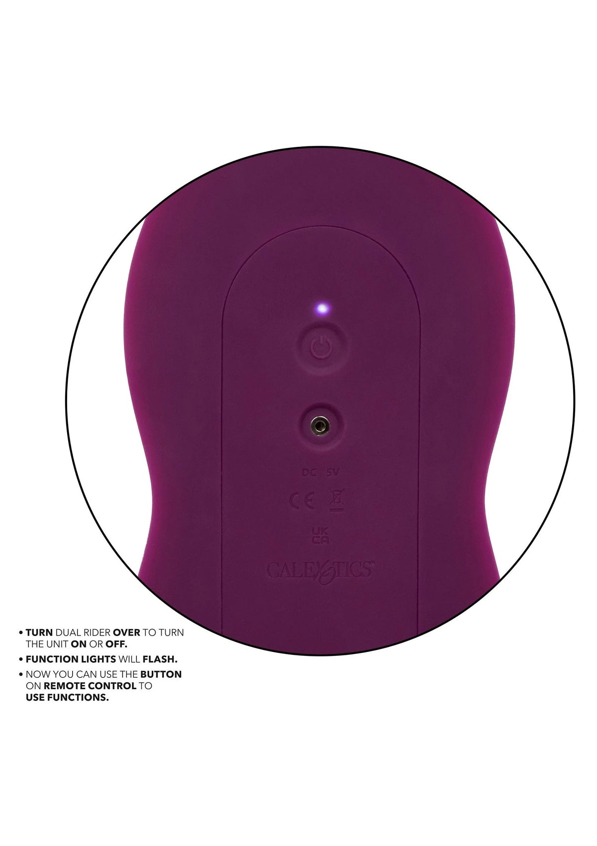 Beste vandaag nog: Remote Control Dual Rider sit on vibrator by CalExotics - bij Happytoys