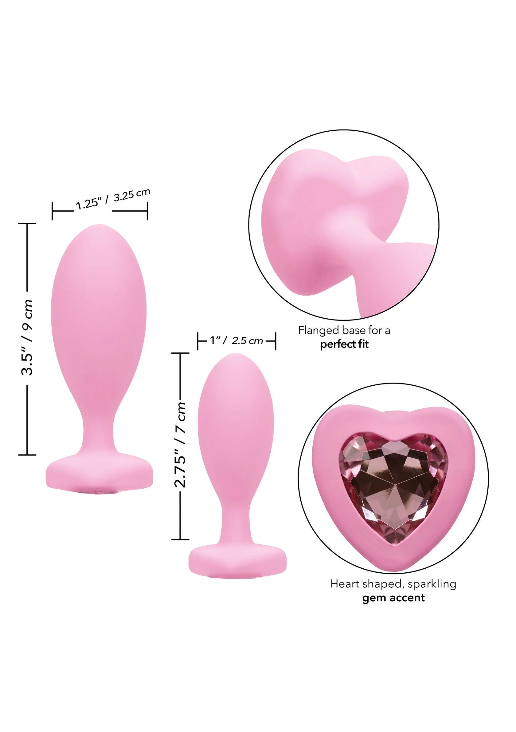 Bestel: First Time Crystal Booty Duo - bij Happytoys: de erotische sex webshop | liever Happy dan Easy ⭐⭐⭐⭐⭐