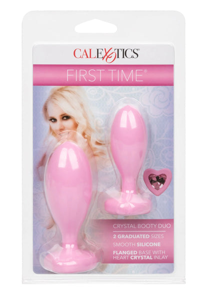 Bestel: First Time Crystal Booty Duo - bij Happytoys: de erotische sex webshop | liever Happy dan Easy ⭐⭐⭐⭐⭐