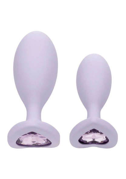 Bestel: First Time Crystal Booty Duo - bij Happytoys: de erotische sex webshop | liever Happy dan Easy ⭐⭐⭐⭐⭐ - Default Title - 12011 - VIOLET