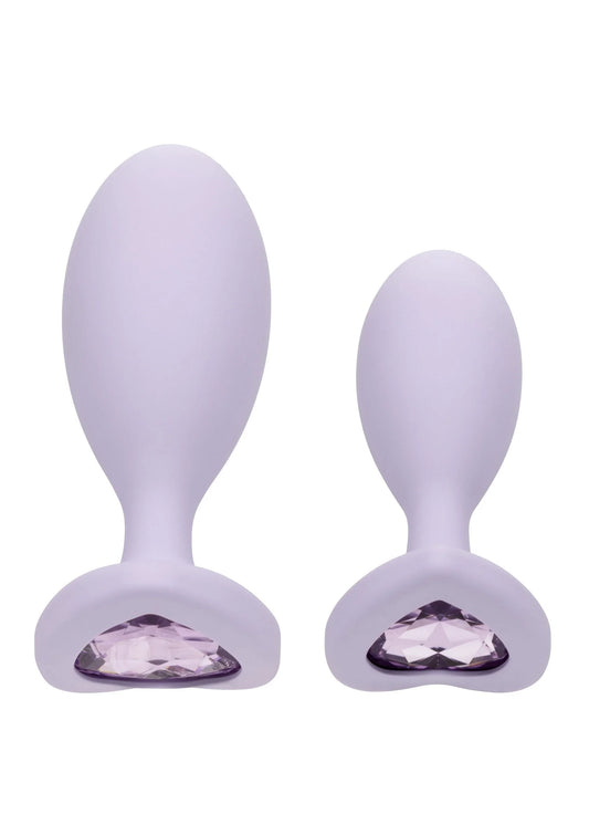 Bestel: First Time Crystal Booty Duo - bij Happytoys: de erotische sex webshop | liever Happy dan Easy ⭐⭐⭐⭐⭐ - Default Title - 12011 - VIOLET