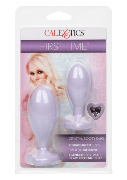 Bestel: First Time Crystal Booty Duo - bij Happytoys: de erotische sex webshop | liever Happy dan Easy ⭐⭐⭐⭐⭐