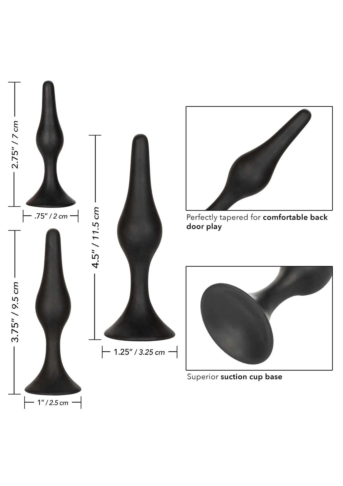 Beste vandaag nog: Silicone Anal Starter Kit by CalExotics - bij Happytoys