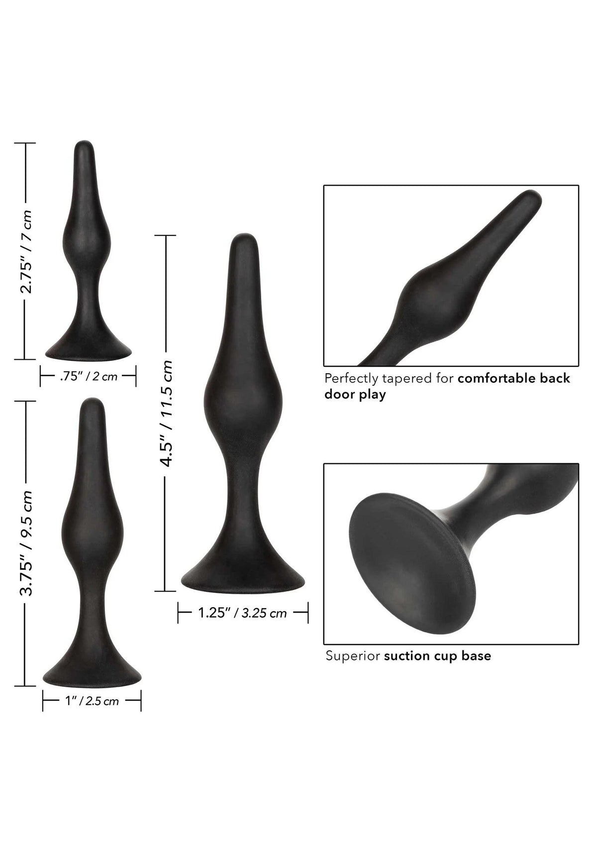 Beste vandaag nog: Silicone Anal Starter Kit by CalExotics - bij Happytoys