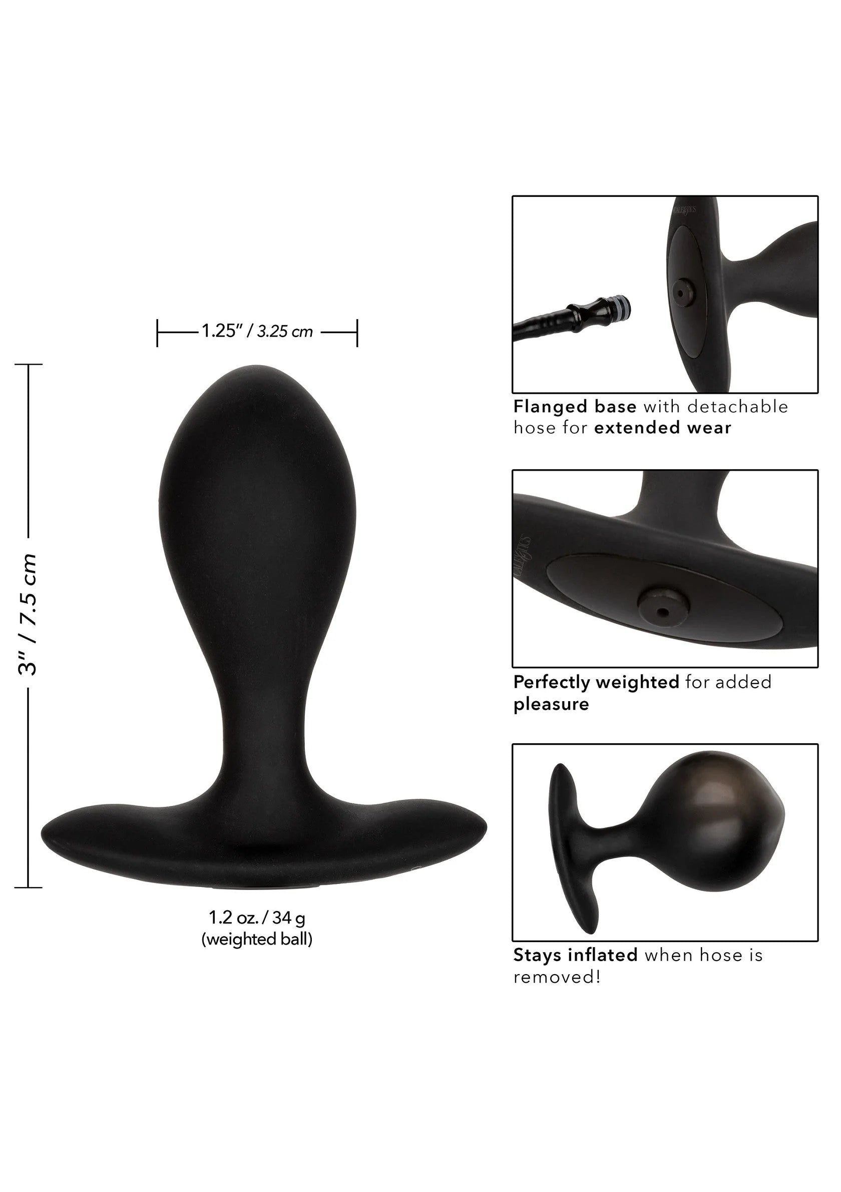 Bestel: Silicone Inflatable Plug - bij Happytoys: de erotische sex webshop | liever Happy dan Easy ⭐⭐⭐⭐⭐