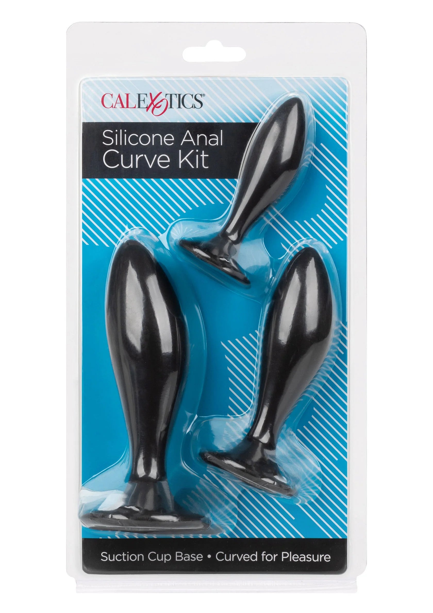 Beste vandaag nog: Silicone Anal Curve Kit by CalExotics - bij Happytoys