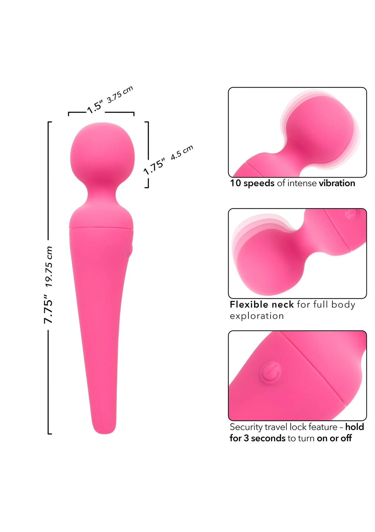 Beste vandaag nog: Couture Collection Body Wand by CalExotics - bij Happytoys Sexshop: Toys for Feeling Happy & Easy 😊