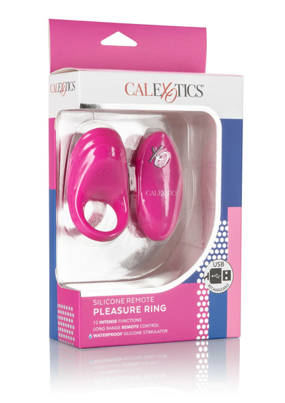 Beste vandaag nog: Silicone Remote Pleasure Ring cockring by CalExotics - bij Happytoys