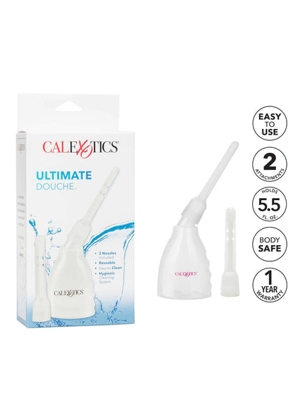 CalExotics Ultimate Douche set met gebruikssymbolen en 2 verwisselbare nozzles