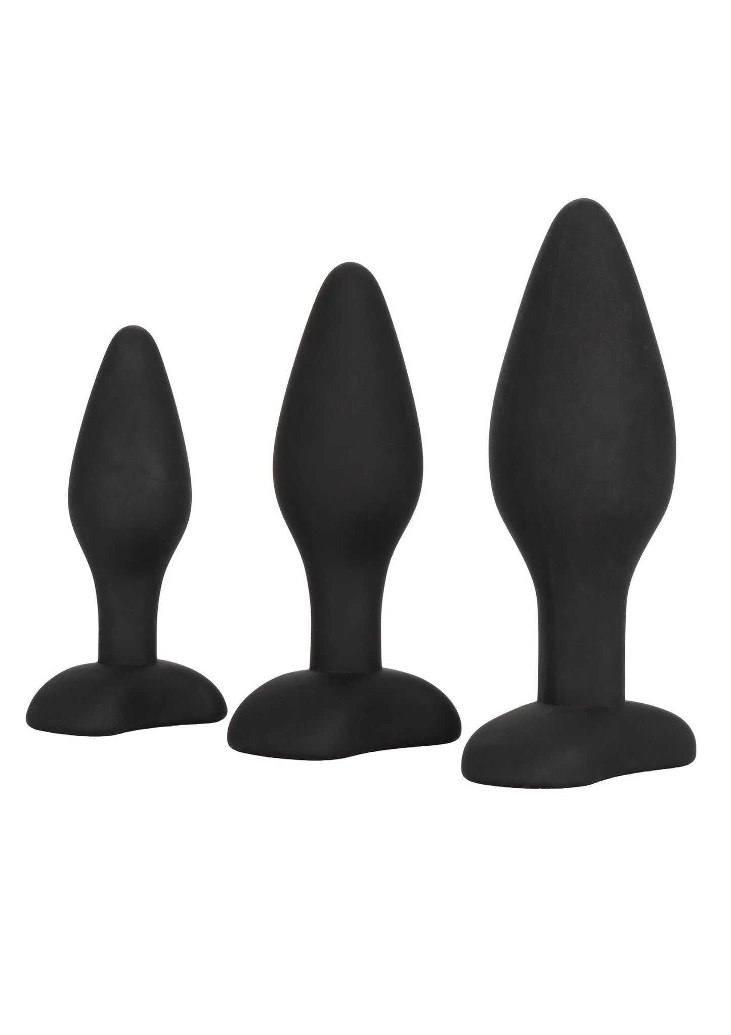Beste vandaag nog: Silicone Anal Exerciser Kit by CalExotics - bij Happytoys - Default Title - 12107 - BLACK