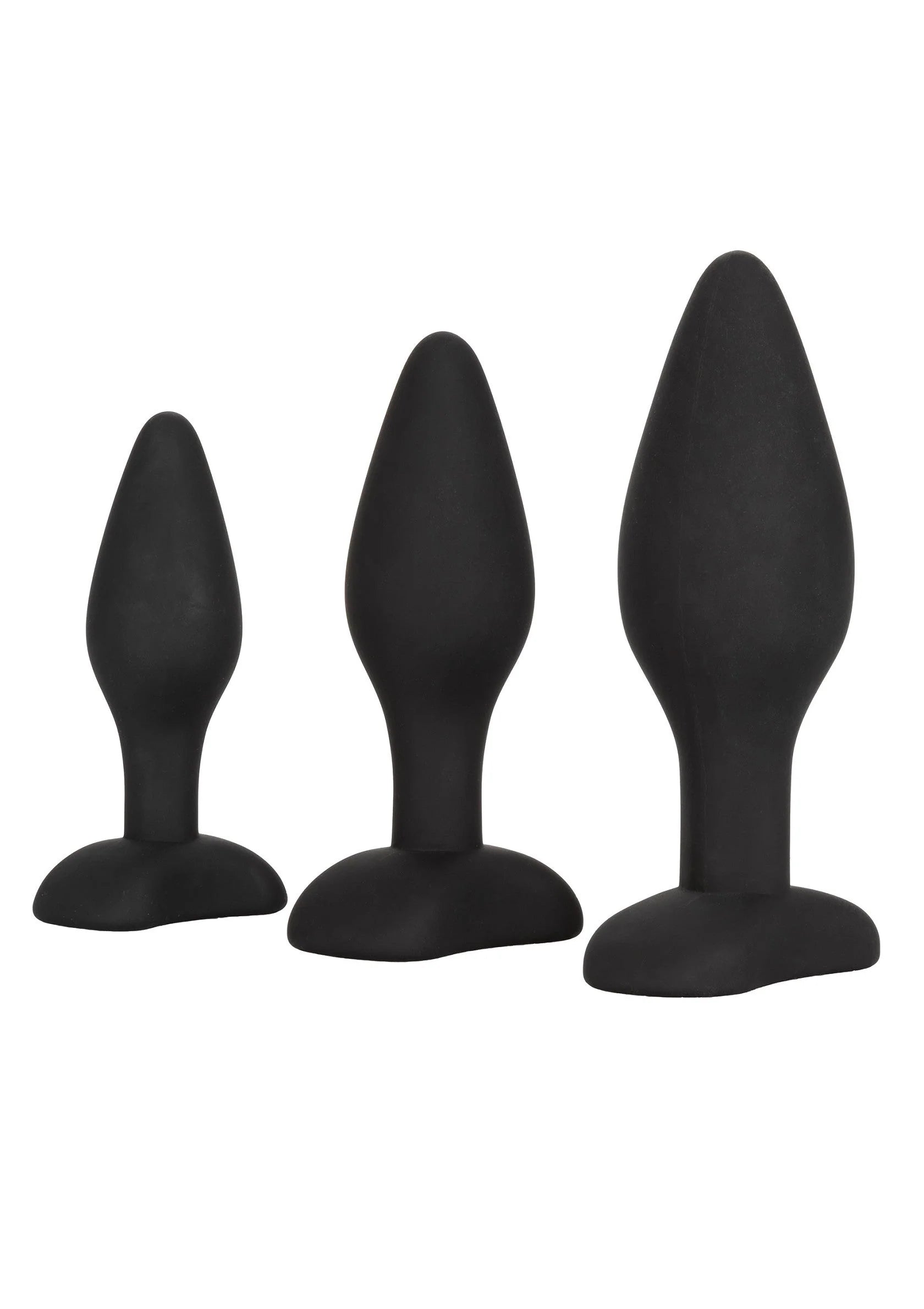 Beste vandaag nog: Silicone Anal Exerciser Kit by CalExotics - bij Happytoys - Default Title - 12107 - BLACK